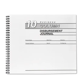Humyoun Disbursement Journal 10 x 8.5 Inches Expense Ledger Cash Disbursement Journal Accounting Sheets 10 Column Ledger Sheets