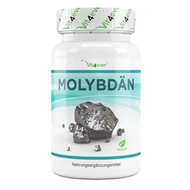 Molybdenum, 150 mcg, 365 tablets for one year, pure sodium molybdate, laboratory tested, essential trace element, high dose, vegan