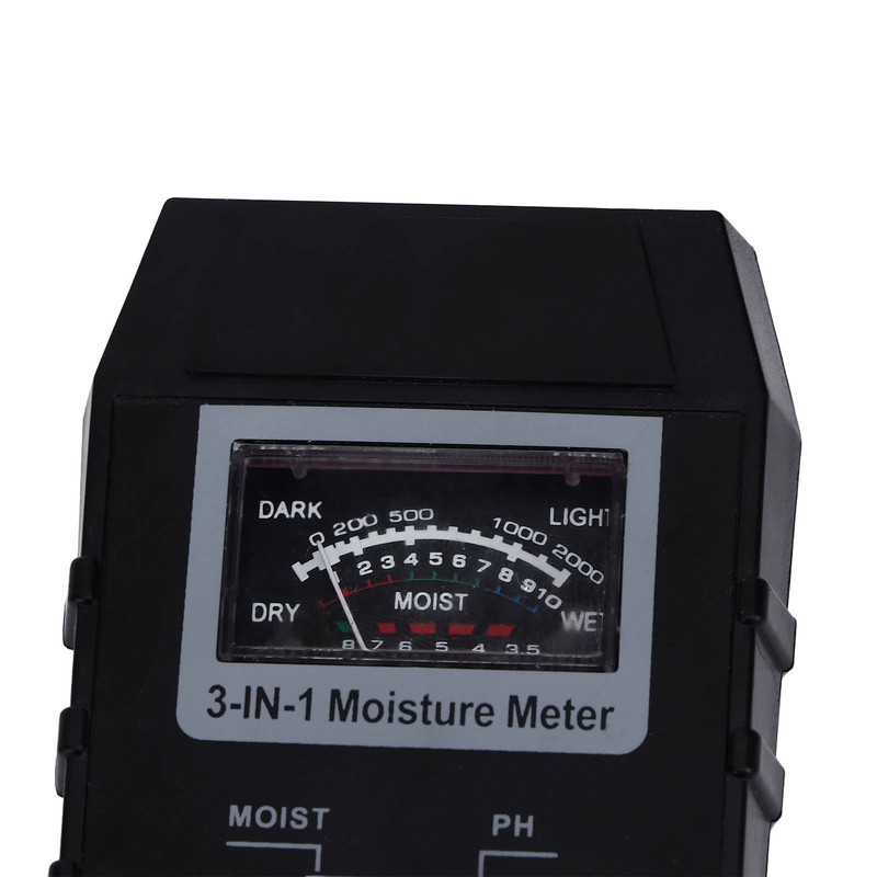 Soil Meter 3 in 1 Simple PH Moisture Plants Illumination
