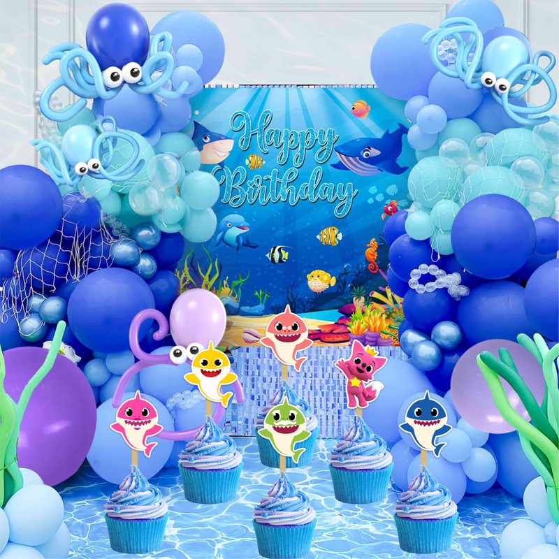 "Bby Shrk Cupcake Toppers – Cute Party Decorations for Bby