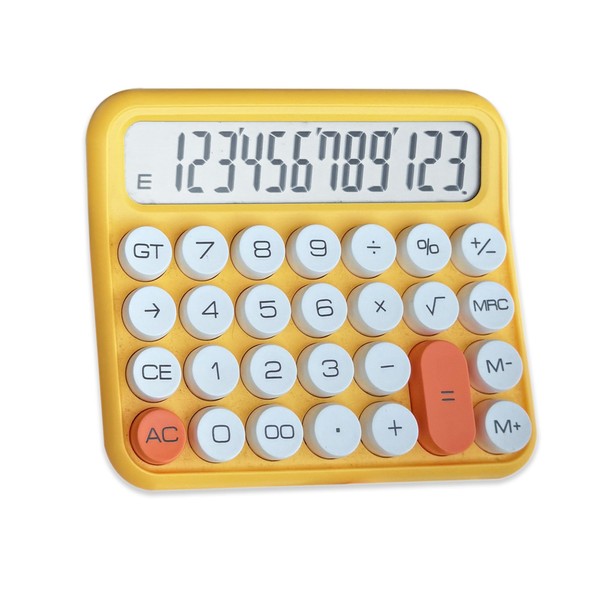 Benkaim Benkaim Desk Calculator - 12 Digit Large LCD Display,