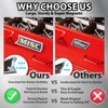 12 Pack of Magnetic Tool Box Labels, 3D-Printed Toolbox Labels,