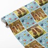 Printster Dog Grid Wrapping Paper - Add Any Photo-5m Roll
