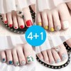 4+1 Paddy Tip Pedicure Easy Pedestigger Easy Attaching Paddy Foot Gel Nail B-92 Victoria (Pedi) / 4+1 패디팁 패디큐어 간편한 패디스티거 쉬운 붙이는 패디 발젤네일 B-92 빅토리아 (페디)