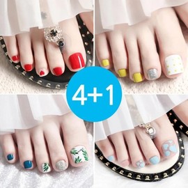 4+1 Paddy Tip Pedicure Easy Pedestigger Easy Attaching Paddy Foot Gel Nail B-92 Victoria (Pedi) / 4+1 패디팁 패디큐어 간편한 패디스티거 쉬운 붙이는 패디 발젤네일 B-92 빅토리아 (페디)