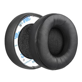 Replacement Solo Pro Earpads Ear Pads Protein Leather Ear Cushion Repair Parts Compatible with Beats Solo Pro Wireless Noise Cancelling On-Ear Headphones (Black)