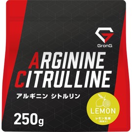 グロング アルギニン シトルリン パウダー レモン風味 250g アルギニン93750mg シトルリン31250mg