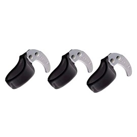 The Original Handy Safety Knife - 3-Pack - Utility Ring Knife for Finger with Sharp, Curved Blade - Ring Size 10 - Standard Blade - by Handy Twine Knife