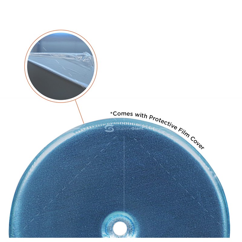 SUPPLY GIANT DD007S-F2 Floor Cleanout Cover Plate, 7-Inch, Stainless Steel,