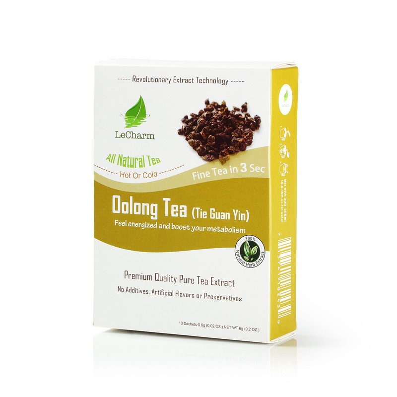 Premium Oolong Instant Tea on the Go LeCharm 100% Natural