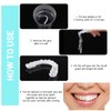 2 Pairs of Whitening Dentures, Fake Teeth, False Artificial Temporary