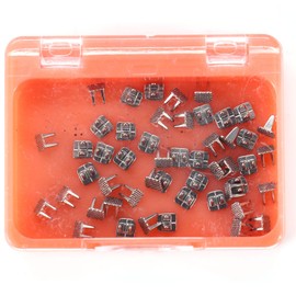 50Pcs/Box Dental Orthodontic MIM 80Mesh Bite Opener Wings Tongue Tamers Bite-Builder Bondable Hinge (Tongue Tamers)