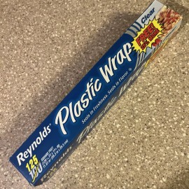 Reynolds 2002 NOS Reynolds Crystal Clear Plastic Wrap 125 SQ FT VTG Seals in Freshness