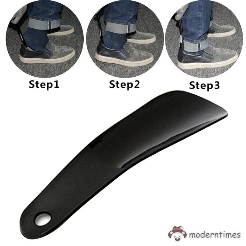DUDUA 3 PCS Travel Shoe Horns Plastic Shoehorn for Men