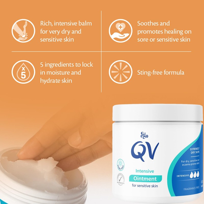 QV Intensive Ointment 450g, Helps to Protect and Soothe Dry