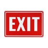 M METERXITY 1-Pack Exit Sign 12x8 Inch Aluminum Reflective Enter