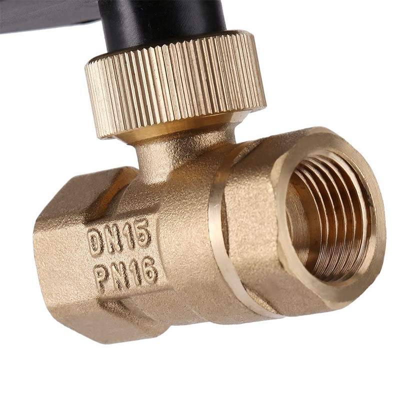 AC 220V Brass Electric Motorized Ball Valve 2 Way 3-Wire