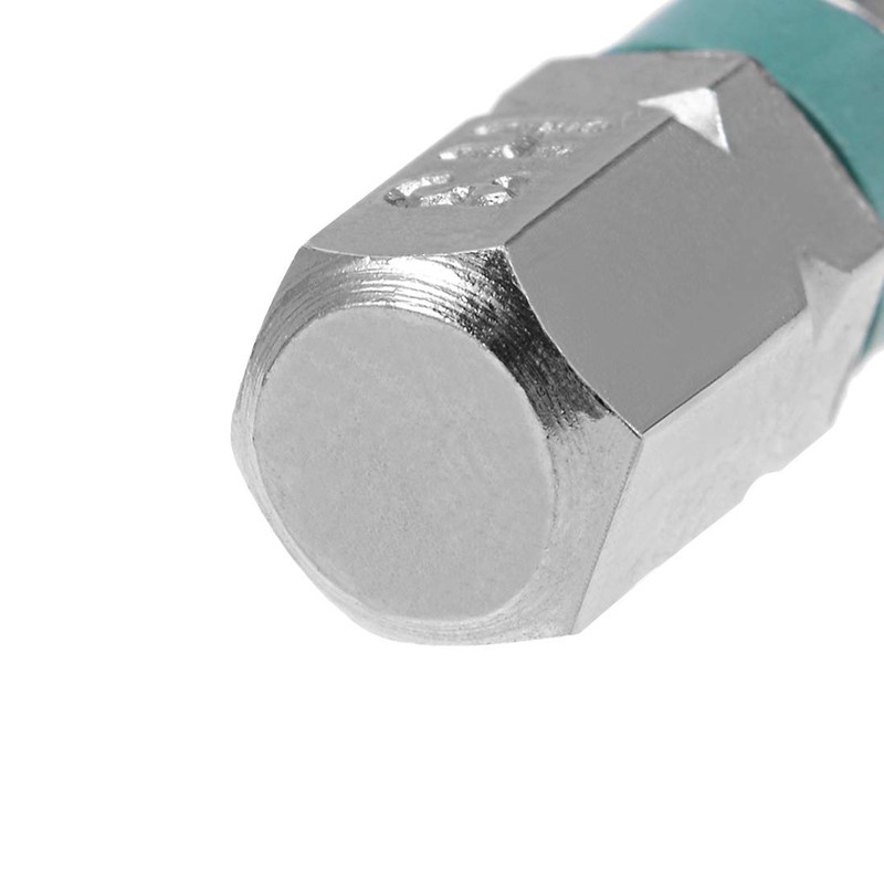 sourcing map 8pcs 25mm Long 1/4" Hex Shank H3 Hex