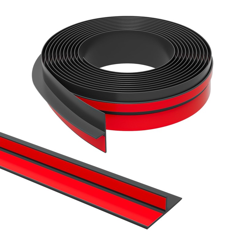 Elvone T-Shaped Door Draft Stopper, 1.97 in x 20 Ft