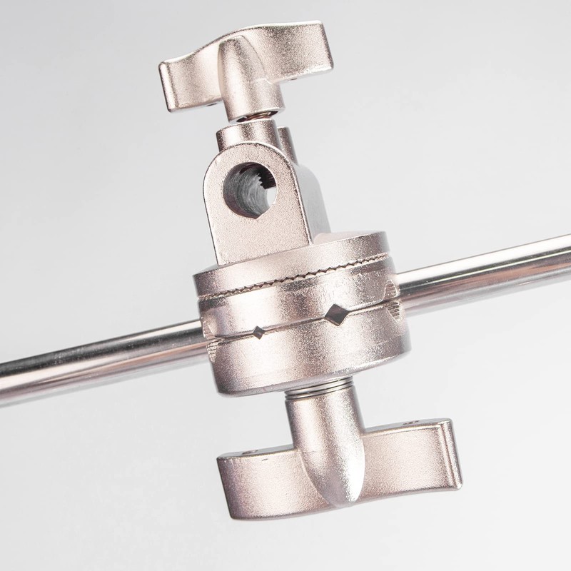 BOLLUMA Swivel Grip Head Clamp Mounting Adapter for Light Stand,