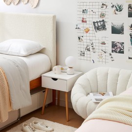 DormCo Yak About It® Easy Built Side Table - White