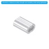sourcing map 1/16" 1.5mm Aluminum Crimping Loop Sleeve Double Ferrule