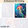 Jellyfish Paint by Numbers Adults, Underwater World Painting by Numbers,