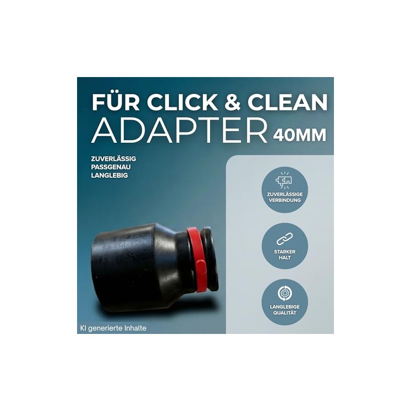 Vacuum Cleaner Coupling Adapter Compatible with Bosch Click and Clean