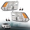 LQI Headlights Assembly Front Headlamp Left and Right W/bulb Compatible