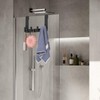 WUIVIUT Over The Glass Shower Door, Metal Shower Wall Mount