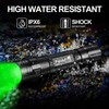 FandyFire Green Light Flashlight, LED Green Hunting Light, 520-530nm Green
