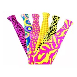 Misorel Kit 36 Corbatas Para Fiestas Batucadas Neon Eventos