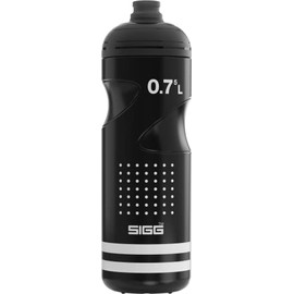 SIGG - Soft Bike Water Bottle - Pulsar Black - Squeezable - Dishwasher Safe - Lightweight - Leakproof - BPA Free - 0.75 L