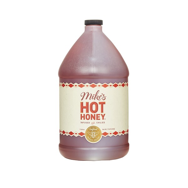 Mike's Hot Honey 192 oz Jug, 12 lbs of Honey with a Kick, Sweetness & Heat, 100% Pure Honey, Shelf-Stable, Gluten-Free & Paleo