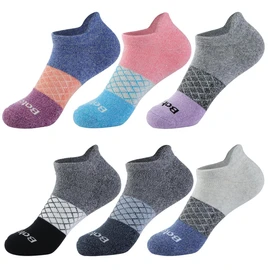 bataidis Women's Casual Ankle Socks Low Cut Athletic Socks 6 pairs (US, Alpha, Medium, Regular, Regular, Color1)