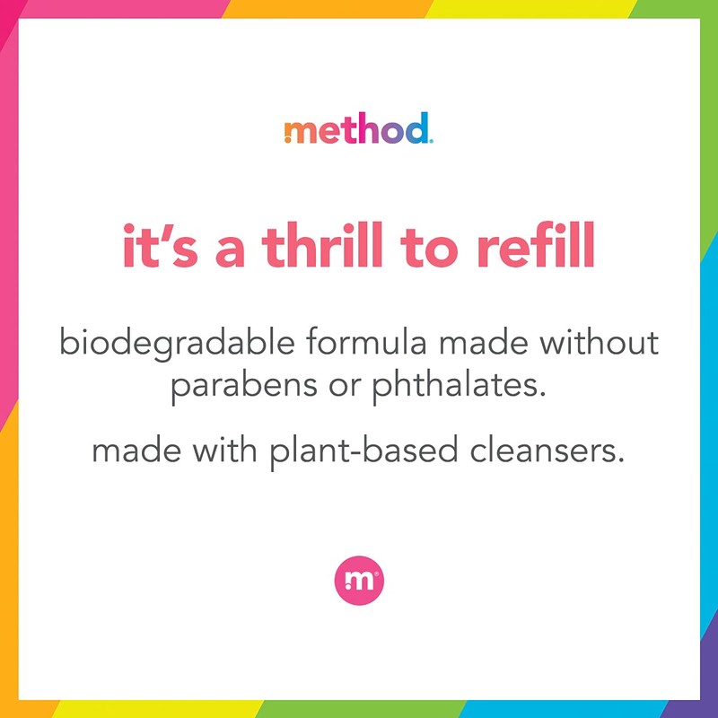 Method Foaming Hand Soap Refill, Sweet Water, Recyclable Bottle, Biodegradable