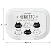 Skater WTL1AG-A Anti-Bacterial Wet Seat Lid, Nekotto