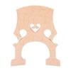 Cello Bridge, Maple Wood 3/4 4/4 Cello Bridge Cello DIY Replacement Parts Instrument Accessory (4/4)