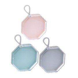 Ciieeo 9pcs Portable Beauty Puff Case Makeup Puff Holder Colors Jijin Compact and Easy to Store Cosmetic Organizer