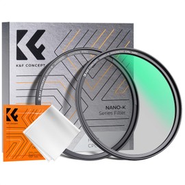 K&F Concept 49mm Magnetic Circular Polarizer Lens Filter with Cleaning Cloth Optical Glass Ultra Slim Polarizing CPL Lens Filter with 18 Multi-Layer Coatings (K-Series)