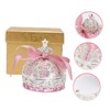 DOITOOL Elegant Princess Crown Ring Jewelry Box Holder for Rings