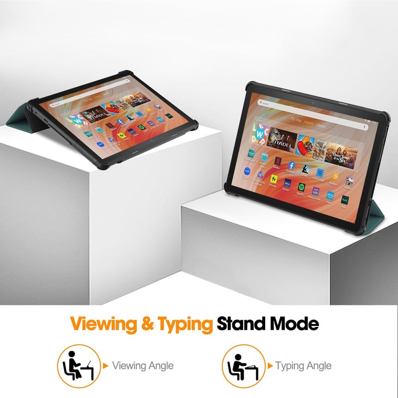 Kepuch Custer Case for Fire HD 10 2023, Smart PU