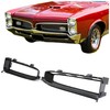 KUAFU Grille Surround Compatible with 1967 Pontiac GTO Replacement for