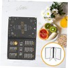 GLEAVI 2Pcs Transparent PVC Menu Covers for Restaurant Recipe Binder