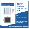 HBW 12"x 12" (Duct Opening Size) 4-Way Stamped Face Steel