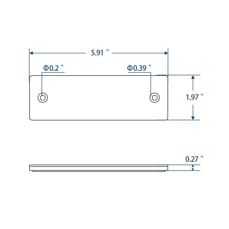 MFC PRO Stick-On Trailer Reflector, Reflective Yellow (Yellow/12Pcs, Sticker/Screw Mount)