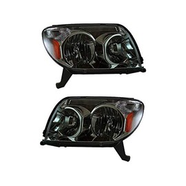 Marketplace Auto Parts Headlight Assembly Set of 2 - Compatible with 2003-2005 Toyota 4Runner