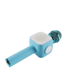 Orivin Drahtloses Mikrofon, tragbares Karaoke-Bluetooth-Mikrofon mit Android und iOS für den Heim-KTV-Player (blau)