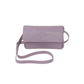 Dakota DA-1032460 Women's Wallet Shoulder Bag, Genuine Leather, lavender
