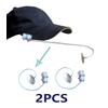 2pcs Ball Cap Rear View Mirror, Safe for Rowing &